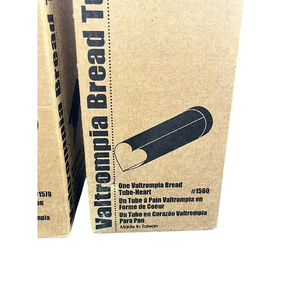 Pampered Chef Valtrompia Bread Tube Flower Star Heart Set‎ New Baking Kitchen 3